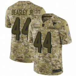 Men Nike Atlanta Falcons 44 Vic Beasley Limited Camo 2018 Salute to Service NFL Jersey