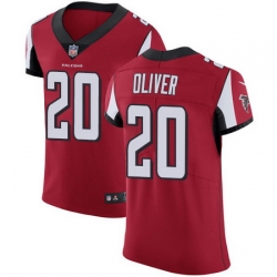 Nike Falcons #20 Isaiah Oliver Red Team Color Mens Stitched NFL Vapor Untouchable Elite Jersey