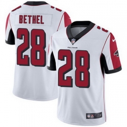 Nike Falcons #28 Justin Bethel White Mens Stitched NFL Vapor Untouchable Limited Jersey