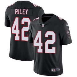 Nike Falcons #42 Duke Riley Black Alternate Mens Stitched NFL Vapor Untouchable Limited Jersey