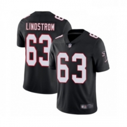 Youth Atlanta Falcons 63 Chris Lindstrom Black Alternate Vapor Untouchable Limited Player Football Jersey