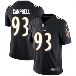 Nike Ravens 93 Calais Campbell Black Alternate Men Stitched NFL Vapor Untouchable Limited Jersey