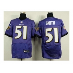 Nike baltimore ravens 51 Daryl Smith purple Elite NFL Jersey