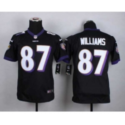 nike youth nfl jerseys baltimore ravens 87 williams black[nike]