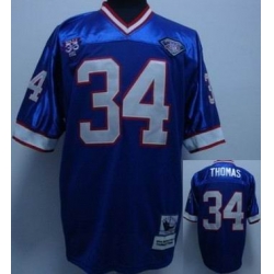 BUFFALO BILLs 34 THOMAS blue mitchell&ness