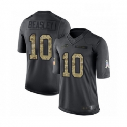 Mens Buffalo Bills 10 Cole Beasley Limited Black 2016 Salute to Service Football Jersey