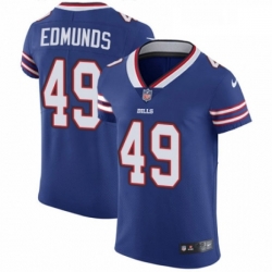 Mens Nike Buffalo Bills 49 Tremaine Edmunds Royal Blue Team Color Vapor Untouchable Elite Player NFL Jersey