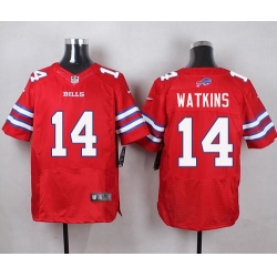 Nike Bills #14 Sammy Watkins Red Mens Stitched NFL Elite Rush Jersey