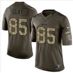 Nike Buffalo Bills #85 Charles Clay Green Men 27s Stitched NFL Limited Salute To Service Jersey