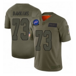 Womens Buffalo Bills 73 Dion Dawkins Limited Camo 2019 Salute to Service Football Jersey