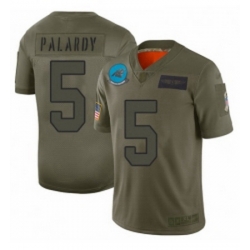 Men Carolina Panthers 5 Michael Palardy Limited Camo 2019 Salute to Service Football Jersey