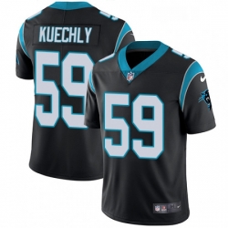 Mens Nike Carolina Panthers 59 Luke Kuechly Black Team Color Vapor Untouchable Limited Player NFL Jersey