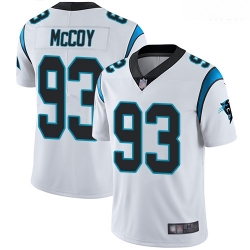 Panthers 93 Gerald McCoy White Men Stitched Football Vapor Untouchable Limited Jersey