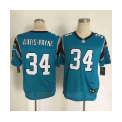 nike nfl jerseys carolina panthers 54 artis-payne blue[Elite][artis-payne]