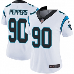 Womens Nike Carolina Panthers 90 Julius Peppers Elite White NFL Jersey