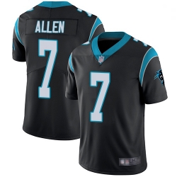 Youth Panthers 7 Kyle Allen Black Team Color Stitched Football Vapor Untouchable Limited Jersey