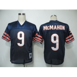 Chicago Bears 9 McMAHON Blue(Small numbers)Jerseys throwback