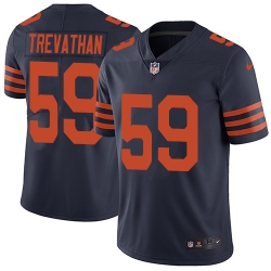 Men Nike Bears #59 Danny Trevathan Navy Blue Alternate Stitched NFL Vapor Untouchable Limited Jersey