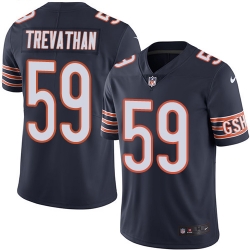 Men Nike Bears #59 Danny Trevathan Navy Blue Team Color Stitched NFL Vapor Untouchable Limited Jersey