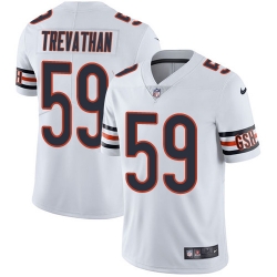 Men Nike Bears #59 Danny Trevathan White Stitched NFL Vapor Untouchable Limited Jersey