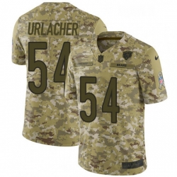 Mens Nike Chicago Bears 54 Brian Urlacher Limited Camo 2018 Salute to Service NFL Jersey