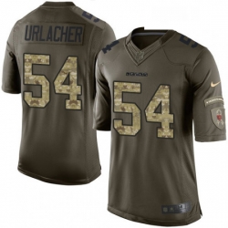 Mens Nike Chicago Bears 54 Brian Urlacher Limited Green Salute to Service NFL Jersey