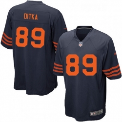 Mens Nike Chicago Bears 89 Mike Ditka Game Navy Blue Alternate NFL Jersey