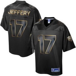 Nike Bears #17 Alshon Jeffery Pro Line Black Gold Collection Mens Stitched NFL Game Jersey