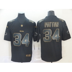 Nike Bears 34 Walter Payton Black Gold Vapor Untouchable Limited Jersey