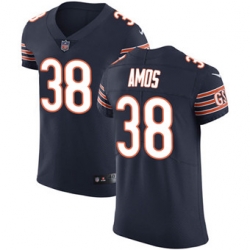 Nike Bears #38 Adrian Amos Navy Blue Team Color Mens Stitched NFL Vapor Untouchable Elite Jersey