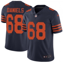 Nike Bears #68 James Daniels Navy Blue Alternate Mens Stitched NFL Vapor Untouchable Limited Jersey