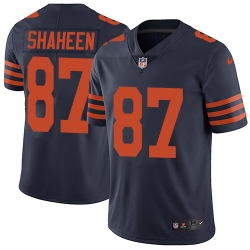 Nike Bears #87 Adam Shaheen Navy Blue Alternate Mens Stitched NFL Vapor Untouchable Limited Jersey