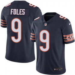 Nike Bears 9 Nick Foles Navy Blue Team Color Men Stitched NFL Vapor Untouchable Limited Jersey