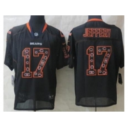 Nike Chicago Bears 17 Alshon Jeffery Black Elite Lights Out II NFL Jersey