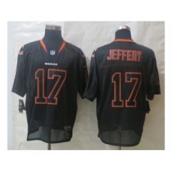 Nike Chicago Bears 17 Alshon Jeffery Black Elite Lights Out NFL Jersey