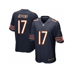 Nike Chicago Bears 17 Alshon Jeffery Blue Game NFL Jersey