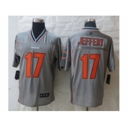 Nike Chicago Bears 17 Alshon Jeffery Grey Elite Vapor NFL Jersey