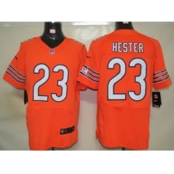 Nike Chicago Bears 23 Devin Hester Orange Elite NFL Jersey