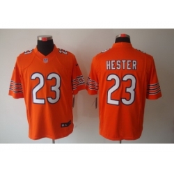 Nike Chicago Bears 23 Devin Hester Orange Limited NFL Jersey