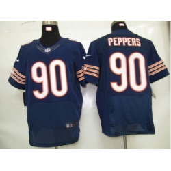 Nike Chicago Bears 90 Julius Peppers Blue Elite NFL Jersey