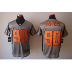 Nike Chicago Bears 90 Julius Peppers Grey Elite Shadow NFL Jersey