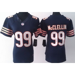 Women Nike Chicago Bears 99 Shea McClellin Blue LIMITED Jerseys