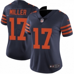 Womens Nike Chicago Bears 17 Anthony Miller Navy Blue Alternate Vapor Untouchable Limited Player NFL Jersey