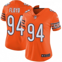 Womens Nike Chicago Bears 94 Leonard Floyd Limited Orange Rush Vapor Untouchable NFL Jersey