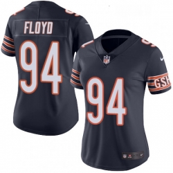 Womens Nike Chicago Bears 94 Leonard Floyd Navy Blue Team Color Vapor Untouchable Limited Player NFL Jersey