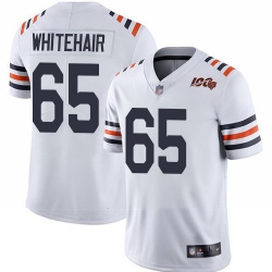 Bears 65 Cody Whitehair White Alternate Youth Stitched Football Vapor Untouchable Limited 100th Season Jersey