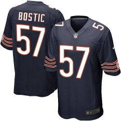 Nike NFL Chicago Bears #57 Jon Bostic Navy Blue Youth Elite Team Color Jersey