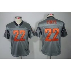 Nike Youth Chicago Bears #22 Matt Forte[Youth Grey Shadow Elite Jerseys]