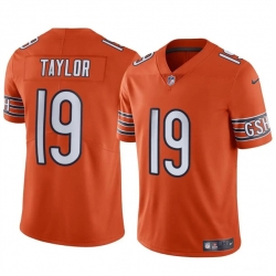 Youth Chicago Bears 19 Tory Taylor Orange Vapor Stitched Football Jersey