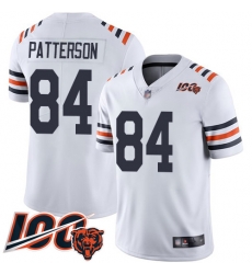 Youth Chicago Bears 84 Cordarrelle Patterson White 100th Season Limited Football Jersey